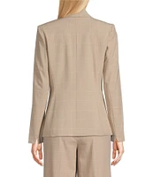 Calvin Klein Windowpane Double Breasted Jacket