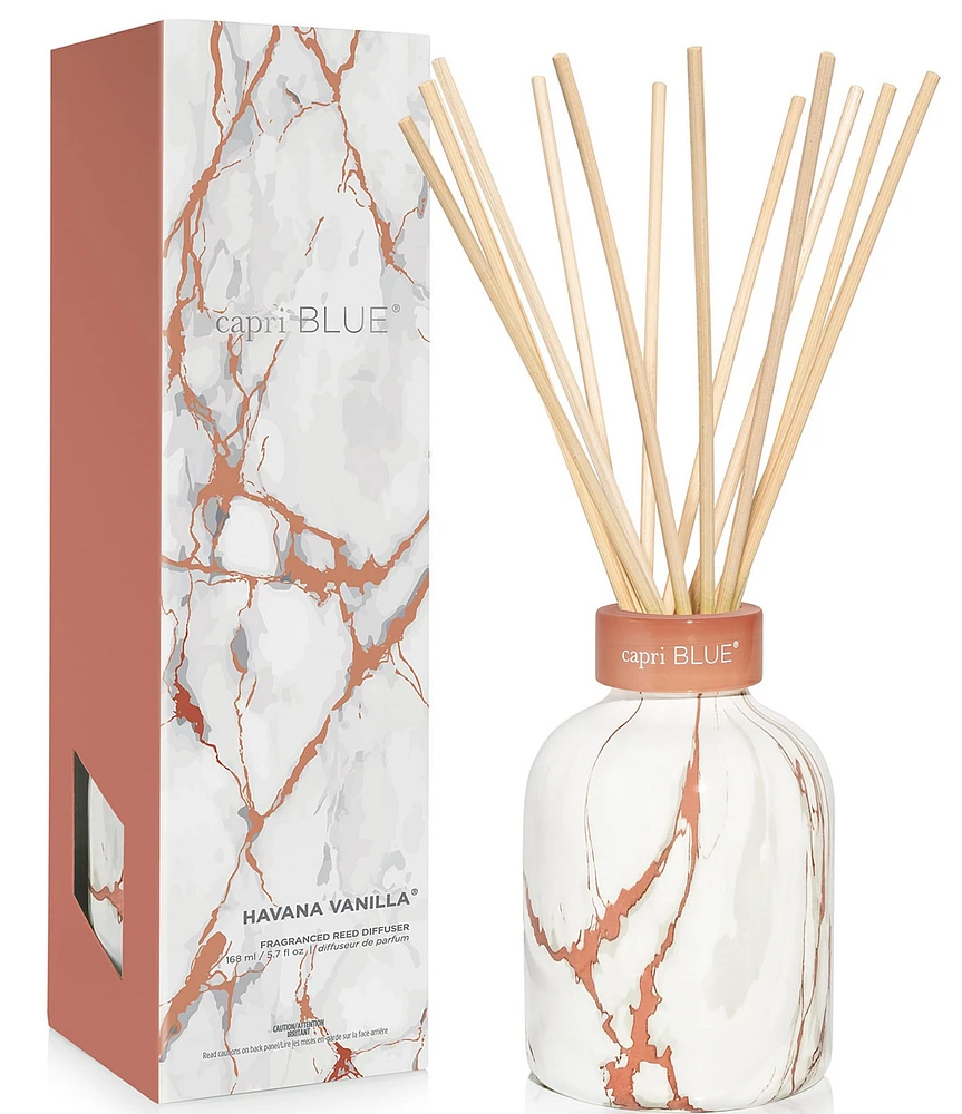 Capri Blue Havana Vanilla Modern Marble Petite Reed Diffuser, 5.7-oz.