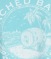 Caribbean Beach Barrel Short Sleeve Graphic T-Shirt