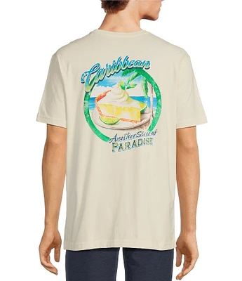 Caribbean Big & Tall Paradise Short Sleeve Graphic T-Shirt