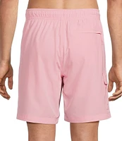 Caribbean Coastal Cargo 8#double; Inseam Solid Swim Trunks