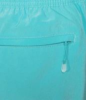 Caribbean Coastal Cargo 8#double; Inseam Solid Swim Trunks