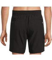 Caribbean Coastal Cargo 8#double; Inseam Solid Swim Trunks