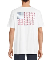 Caribbean Crustacean Flag Short Sleeve Graphic T-Shirt