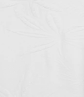 Caribbean Eyelet Embroidery Short Sleeve Woven Camp Shirt