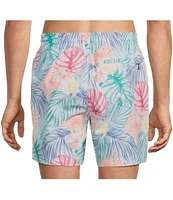 Caribbean Foliage Sketch 6#double; Swim Trunk