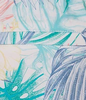 Caribbean Foliage Sketch 6#double; Swim Trunk