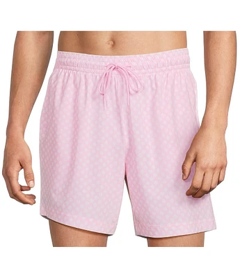 Caribbean Mini Shell Print 6#double; Swim Trunks