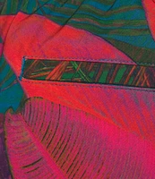 Caribbean Neon Fronds 6#double; Swim Trunks
