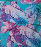 Caribbean Neon Pineapples 6#double; Swim Trunks