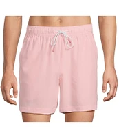 Caribbean Palmsway 6#double; Solid Swim Trunks