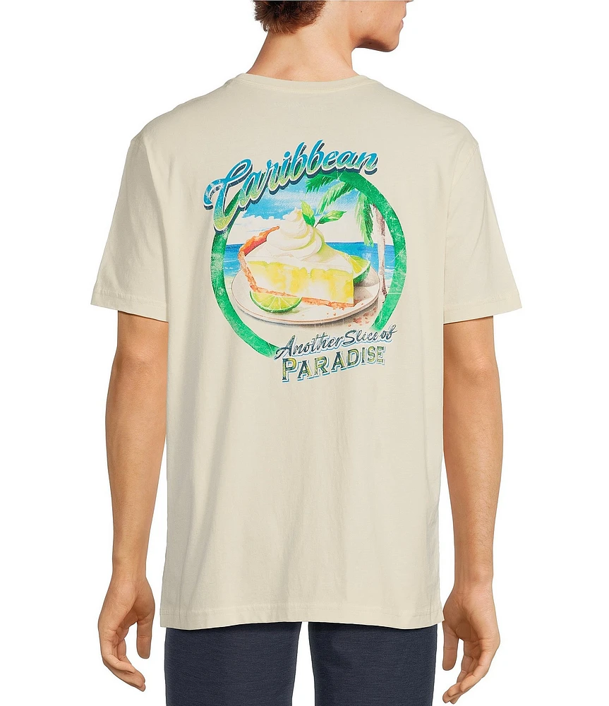Caribbean Paradise Short Sleeve Graphic T-Shirt