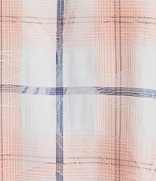 Caribbean Plaid Textured Short Sleeve Woven Shirt