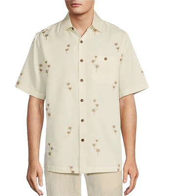 Caribbean Relaxed Fit Palm Valley Short Sleeve Woven Shirt
