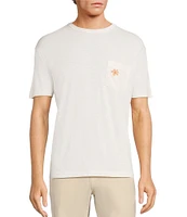 Caribbean Solid Short Sleeve Slub T-Shirt