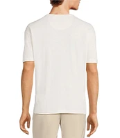 Caribbean Solid Short Sleeve Slub T-Shirt