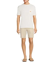Caribbean Solid Short Sleeve Slub T-Shirt