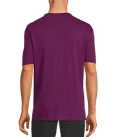 Caribbean Solid Short Sleeve Slub T-Shirt