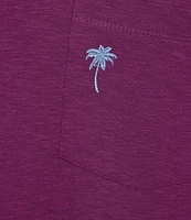 Caribbean Solid Short Sleeve Slub T-Shirt