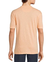 Caribbean Solid Short Sleeve Slub T-Shirt