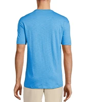Caribbean Solid Short Sleeve Slub T-Shirt