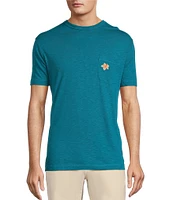 Caribbean Solid Short Sleeve Slub T-Shirt