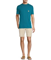 Caribbean Solid Short Sleeve Slub T-Shirt