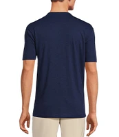 Caribbean Solid Short Sleeve Slub T-Shirt