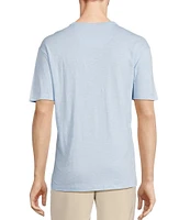 Caribbean Solid Short Sleeve Slub T-Shirt