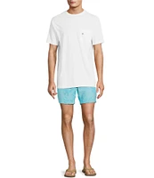 Caribbean Starfish Terry 7#double; Inseam Knit Shorts