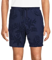 Caribbean Starfish Terry 7#double; Inseam Knit Shorts