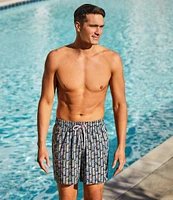 Caribbean Tiki Drinks 6#double; Swim Trunks