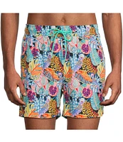 Caribbean Tropical Jungle 5#double; Swim Trunks