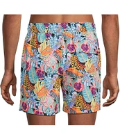 Caribbean Tropical Jungle 5#double; Swim Trunks