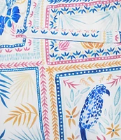 Caribbean Watercolor Collage 6#double; Swim Trunks