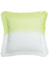 carol & frank Aster Ombre Dip Dye Two-Tone Decorative Throw Pillow