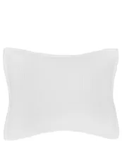 carol & frank Bennett White Stonewashed Distressed Standard Pillow Sham