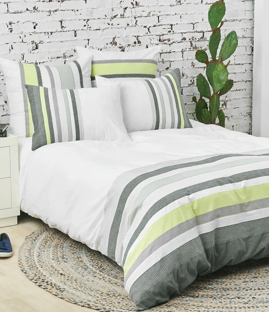 carol & frank Jones Yarn-Dyed Striped Duvet Cover