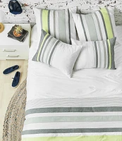 carol & frank Jones Yarn-Dyed Striped Duvet Cover