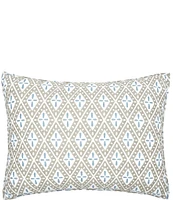 carol & frank Liam Geometric Pattern Standard Pillow Sham