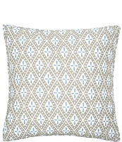 carol & frank Liam Diamond Pattern Cotton Voile Euro Sham