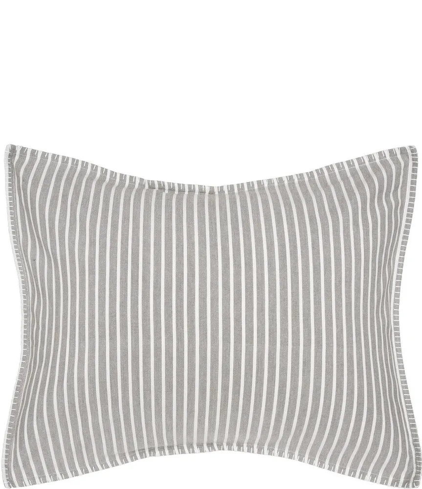 carol & frank Lucas Boulder Classic Shirting Stripe Standard Pillow Sham