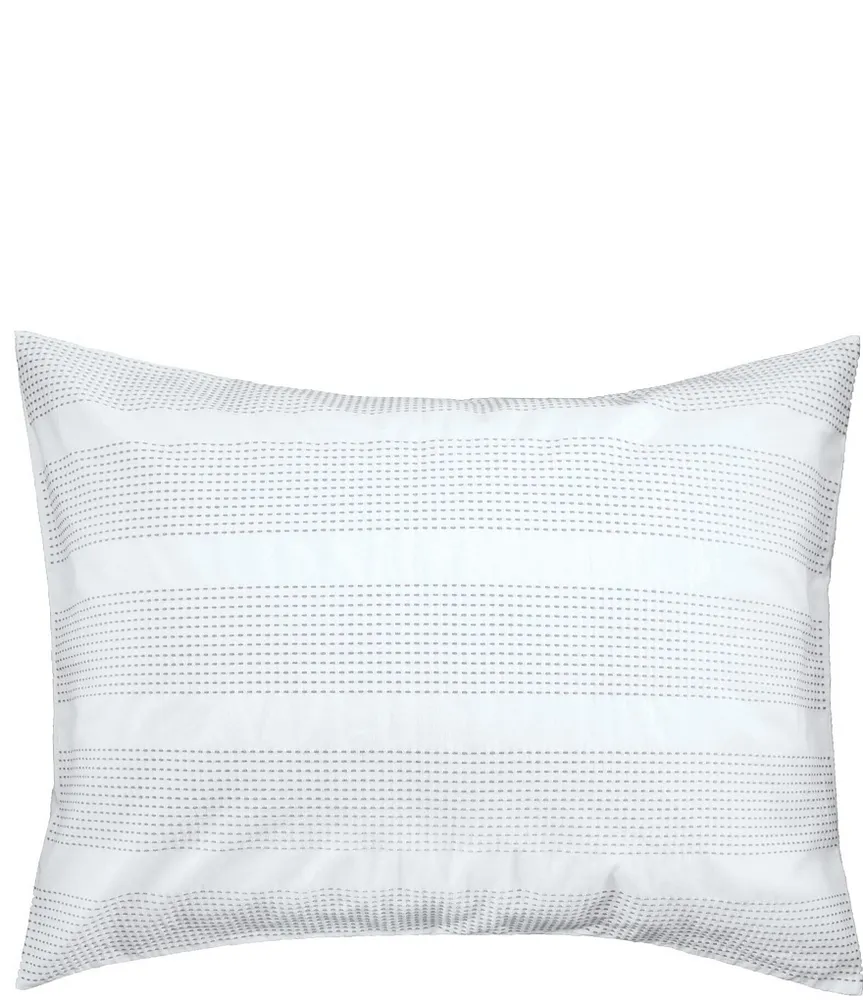 carol & frank Mason Sateen Dobby Weave Wide Stripe Standard Pillow Sham
