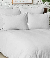 carol & frank Tate Yarn-Dyed Cotton Chambray Duvet Cover