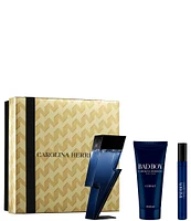 Carolina Herrera Bad Boy Cobalt Men's 3-pc Gift Set