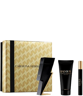 Carolina Herrera Bad Boy Eau de Toilette Men's 3-pc Gift Set