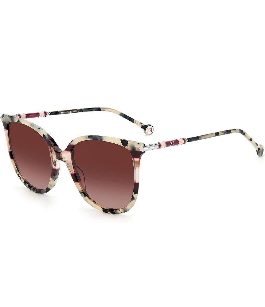 Carolina Herrera Women's CH0023 55mm Tortoise Rectangle Sunglasses