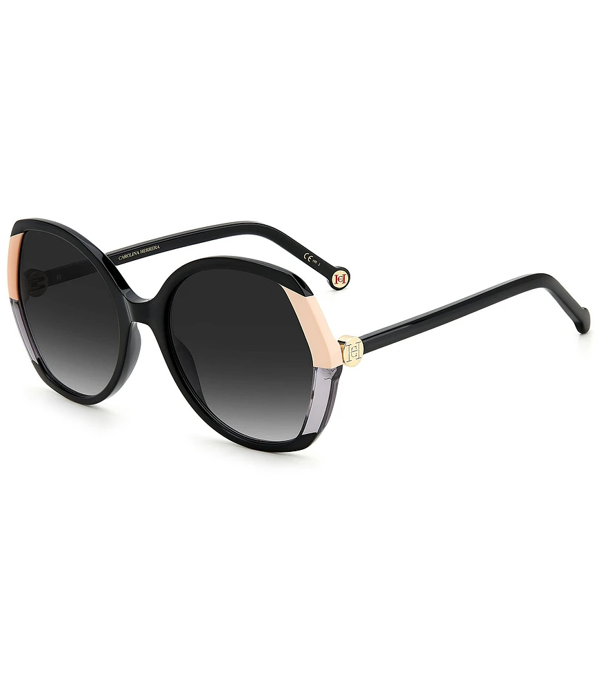 Carolina Herrera Women's Ch0051 58mm Black Geometric Sunglasses