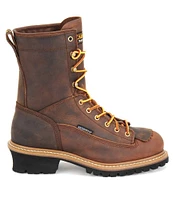 Carolina Men's Spruce Waterproof Steel Toe Logger Work Boots