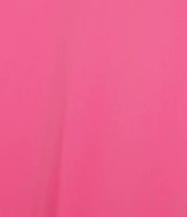 Caroline Rose Matte Crepe Open Front Side Drape 3/4 Sleeve Jacket